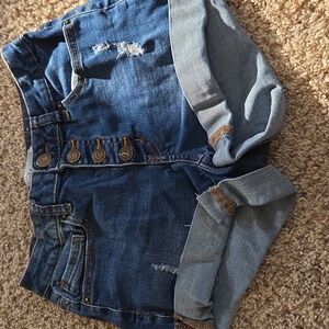 Mudd Juniors Blue Denim Shorts